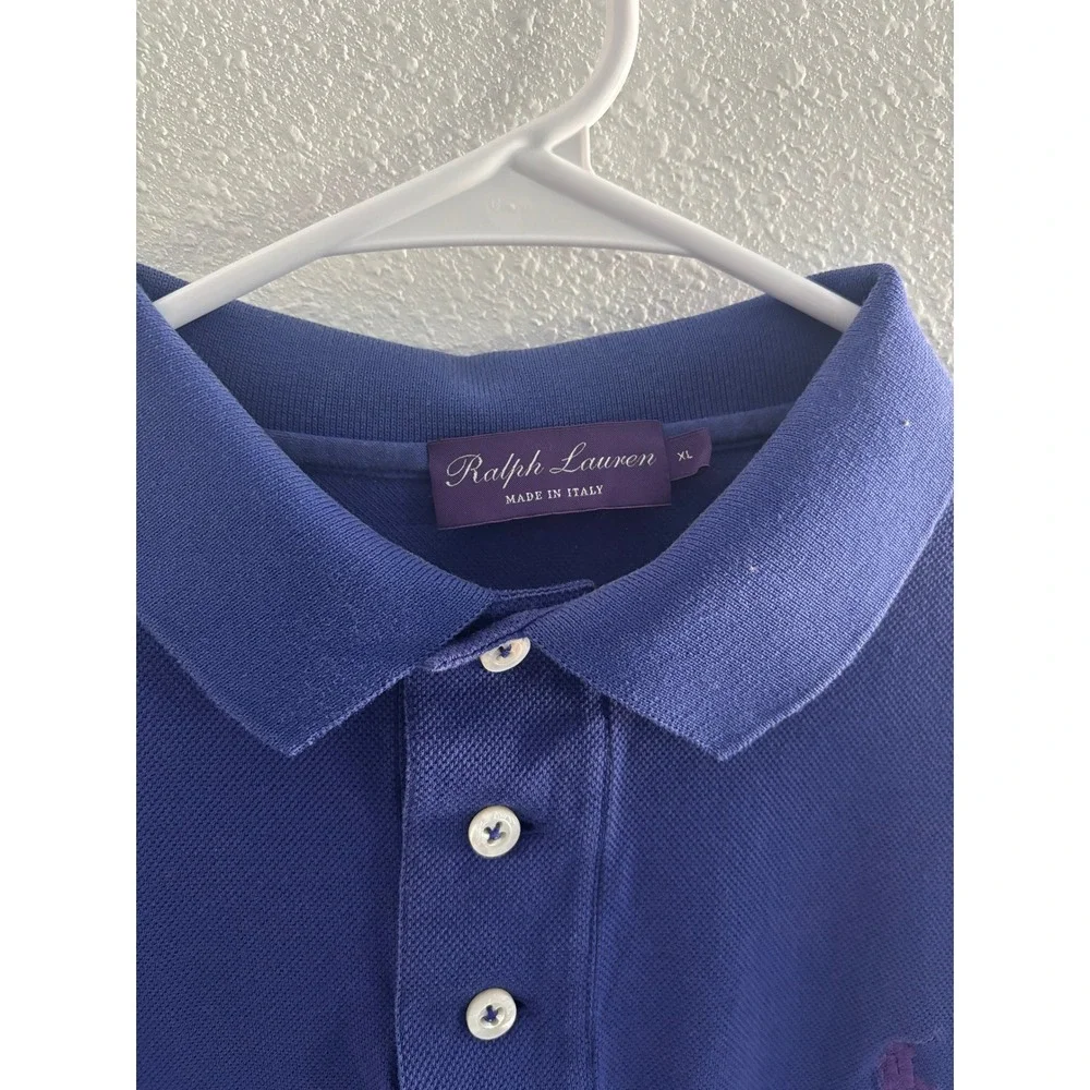 Ralph Lauren Purple Label Polo Mens XL Pique‎ Cotton Preppy Classic Country Club
